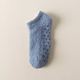 thumbnail image 3 of Women's Socks - Women's Cozy Velvet-Top Non- Winter Socks with Silicone Grip for Indoor Comfort and Warmth,Blue, 3 of 3