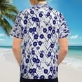 thumbnail image 6 of High Quality Hawaiian Shirts for Men Short Sleeve Aloha Beach Shirt Floral Summer Casual Button Down Shirts Blouses QPYEI3, 6 of 7