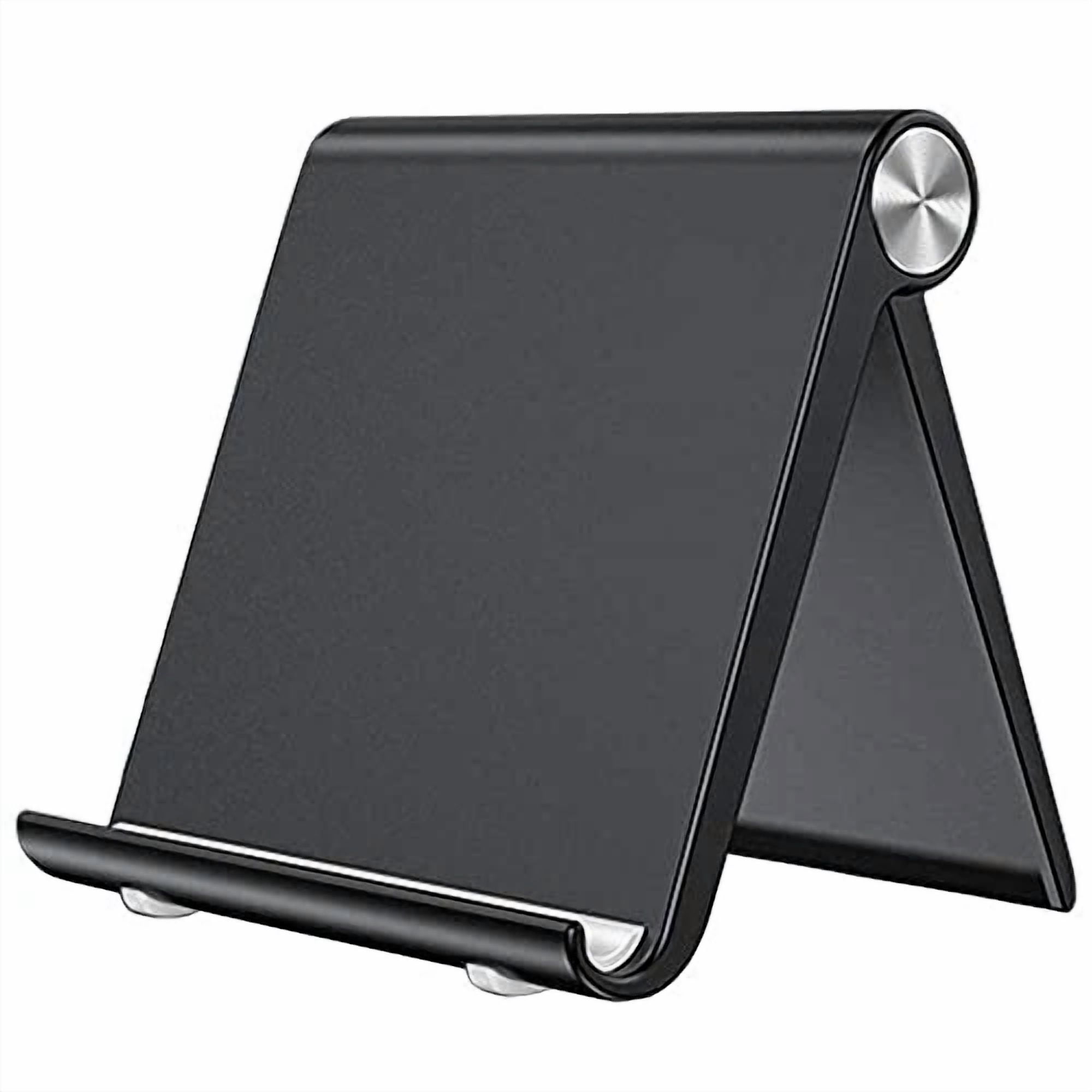 RHEA- Cell Phone Stand Holder, Cellphone Holder Adjustable Desktop Phone Stand Black