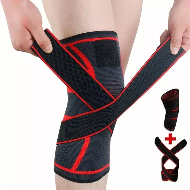 1 Par Rodilleras Elásticas Deportivas Compresion Para Gym