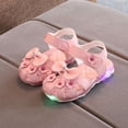 thumbnail image 2 of Otqutp Girls Sneaker Kids Girls Flowers Shoes Bowknot Shoes Princess Shoes Sandals Dancing Shoes Closed Toe Shoes, 2 of 5