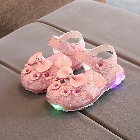 

BTJX Kids Girls Flowers Shoes Bowknot Shoes Princess Shoes Sandals Dancing Shoes