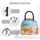 thumbnail image 4 of Easygdp Beach Starfish Shell Bolsa de Almuerzo Insulada Grande, Forro de Aluminio, Diseño Espacioso, a Prueba de Fugas, Ideal para Trabajo, Picnics, Viajes y Actividades al Aire Libre, 4 of 6