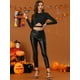 thumbnail image 4 of Disfraz de Navidad para mujer Allegra K Crop Top Negro XL, 4 of 6