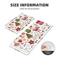 thumbnail image 2 of Yiaed Snowflakes Santa Claus Kitchen Rugs Sets of 2 Kitchen Mats Cushioned Anti Fatigue Kitchen Rug Tapetes Para Cocina for Sink,Laundry Room, 2 of 6