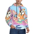 thumbnail image 2 of Netaao Bluey for Men's Hoodies Sweatshirt for Men Casual Long Sleeve Shirts-Small, 2 of 7