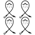 thumbnail image 1 of Mosiee 4 Set 18 Inch Fishing Rod Straps For Boat Deck Fishing Rod Tie Down For Kayak, 1 of 7