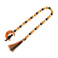 thumbnail image 1 of Halloween Wood Bead Pendant for Decor with Tassel Wooden Beaded String, 1 of 5