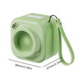 thumbnail image 4 of Altavoz Inalámbrico Unique Camera Look Mini Altavoz 700 Mah Compatible Con Bluetooth 5.0 Altavoz (Verde) Kuymtek Para estrenar, 4 of 4