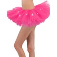 thumbnail image 2 of Women LED Light Up Tutu Skirt for Party Stage Costume Nightclub,Rose, 2 of 2