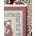 thumbnail image 3 of Unique Loom Narenj Collection Area Rug - Newcastle (7' 10" x 10' Rectangle Burgundy/Beige), 3 of 7