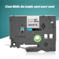 thumbnail image 1 of Compatible For TZe231, On White Laminated Label Mouse  With PTouch Black Tape 12mm, 1 of 8