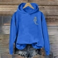 thumbnail image 2 of XIAONU Women'S Hoodies Trendy Blue Whale Print Sweet Hoodie Ladies Long Sleevs Classic Pullover Hoodie Sweatshirts, 2 of 5