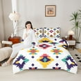 thumbnail image 4 of Manfei Bohemian Aztec 2pcs Bedding Comforter Set for Teens Female Men,Exotic Style Twin Comforter Sets,Tribal Theme Breathable Bedding Set,Lightweight Room Decor, 4 of 8