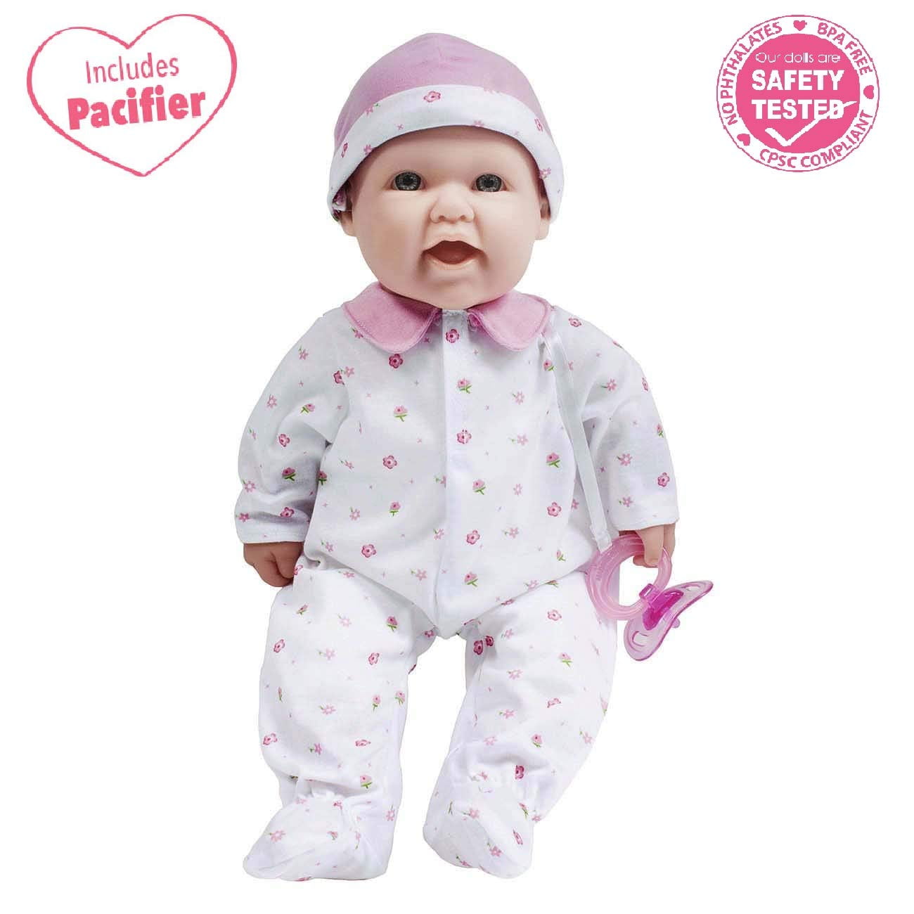 Baby Cuddles Pink 16'' Soft Bodied Toddler Baby Doll Accessory Gift Reborn Doll 