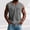Gray, variant on Gifts Dianli Shirts for Men Short Sleeve Lapel Half-Button T-Shirt with Hook-Buckle Pocket Solid Color Breathable Quick-Dry Round Neck Casual Tee for Gym Travel Summer Casual