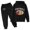 Black, variant on Toddler Kids Boys 2 Piece Outfits SetsHoodie Sweatshirt And Sweatpants Pullover Hoodie Set Tracksuit Casual Pants Set 3-4 Years