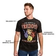thumbnail image 3 of Five Nights At Freddy's Having Fun Yet Adult Black Mineral Wash Crew Neck Short Sleeve Unisex T-shirt-XL, 3 of 5