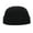 Black, variant on UDIYO Knitted Hat Hip Hop Casual Flanging Stretchy Soft Keep Warm Solid Color Autumn Winter Women Men Skull Beanie Cap for Outdoor