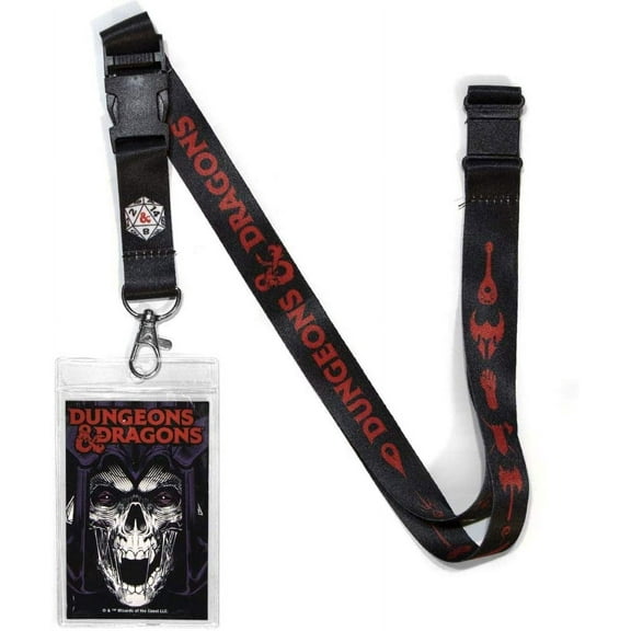 Dungeons & Dragons Lanyard with Breakaway Clip and ID Holder