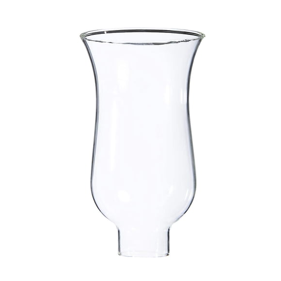 Lámpara B&P 1 5/8"" X 6 1/2"" Pantalla transparente para huracanes