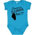 thumbnail image 3 of Inktastic Someone in Illinois Loves Me Boys or Girls Baby Bodysuit, 3 of 5