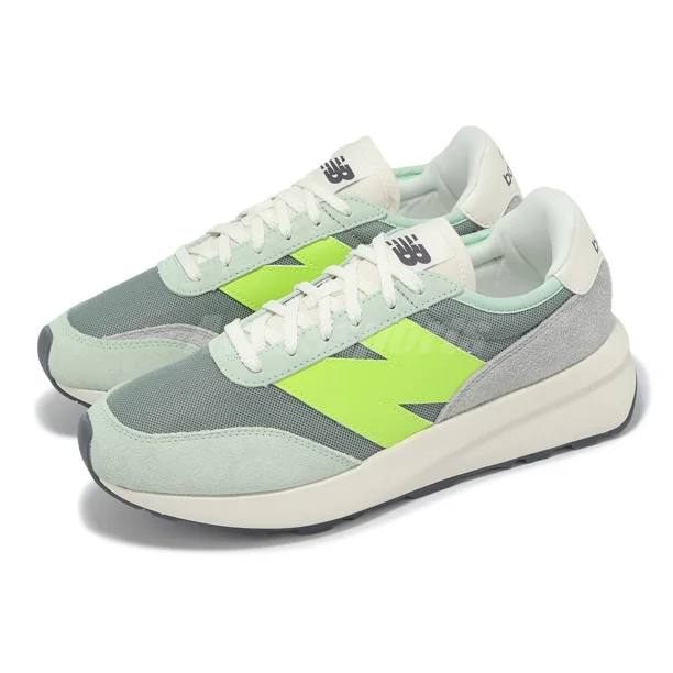 New Balance 370 NB Green Beige Men Unisex Casual Lifestyle Shoes U370DA-D