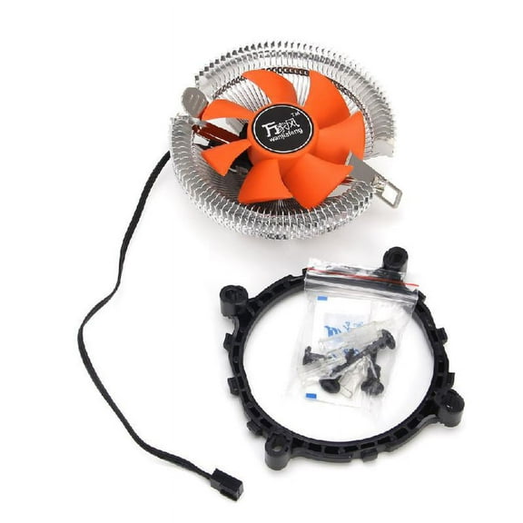 CPU Cooler Silent PWM Fan Radiator with 7 Big Blades Hydraulic Bearing Low Profile for intel/amd/LGA 775/1156