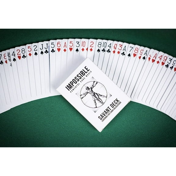 Savant Deck By Craig P Gimmicks Card Magic and Trick Decks Close Up Performer Street Utility Pokder Magic Magician Magia Fun