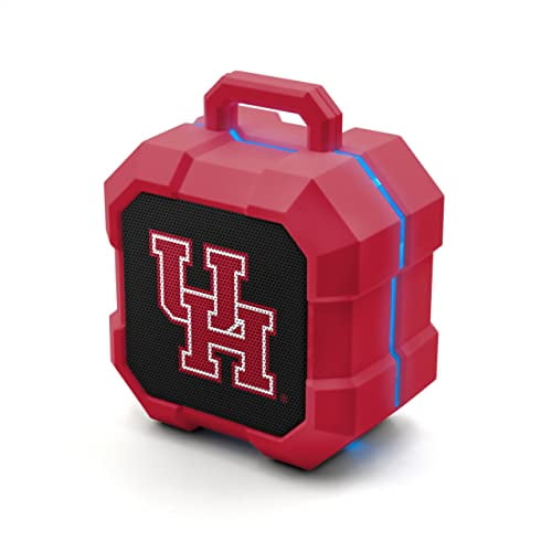 SOAR NCAA Shockbox LED inalámbrico Bluetooth altavoz, Houston Cougars