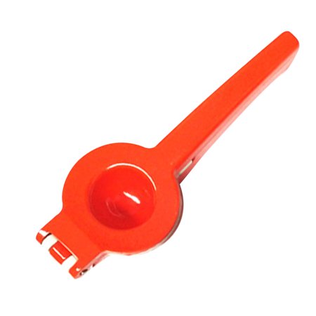 Metal Lemon Lime Squeezer 2 Layers Handheld Anti Rust Manual Fruit Citrus Press Juicer  Orange Grey