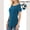 2-vividblue, variant on Women's Maternity Nursing Top Side Discreet Zip Short Sleeve Breastfeeding Shirt