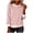 B-Pink, variant on Gytharion Women's Fuzzy Fleece Tops Trendy Gradient/Stripe/Polka Dot Print Crew Neck Blouses Soft Comfy Long Sleeve Pullover Shirts Winter Plush Warm Loungewear Tops