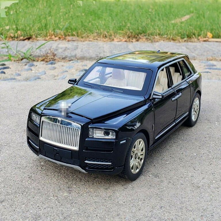 Miniature Rolls Royce Cullinan 1/20 - Alliage Métal, Portes Ouvrantes, Phares Allumés, Son - Modèle Collection, Cadeau Voiture