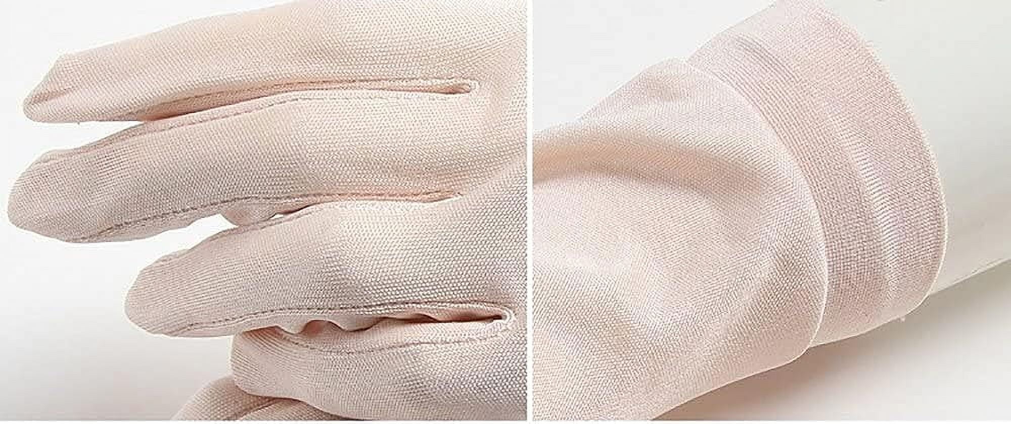 100% Mulberry Silk Thermal Liner Gloves for Skiing, Cycling, and More