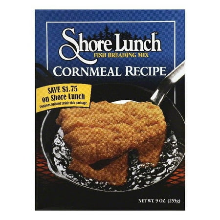 Shore Lunch Fish Breading Mix Cornmeal Recipe, 9.0 OZ
