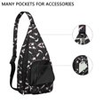 thumbnail image 4 of Colorful Axolotl Sling Backpack - Cute Mythical Creature Design Crossbody Bag, Fashionable Lightweight Daypack for Commuting & Shopping, 4 of 4
