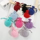 thumbnail image 5 of Mini bolsa con cordón de 50 Uds., bolsas de regalo portátiles elegantes, bolsas de joyería de operación Simple, embalaje organizador para el Ropa, zapatos y accesorios Miscelánea Rosa roja 1 Minnieouse AP018070-10, 5 of 6