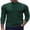 Dark Green, variant on Mens Mock Neck Sweater Half Turtleneck Knit Undershirt Fitted Stand Collar Base Layer Lightweight Thermal Top