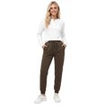 thumbnail image 4 of Women's Fleece Lined Jogger Sweatpants with Pockets Winter Thermal Athletic Lounge Pants for Women, 4 of 7