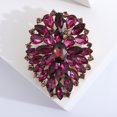 thumbnail image 4 of LYMAYTER Broche Élégante Broche Colorée Creuse pour Femmes - RUS-CYYLt - et Résistante à l'Usure - Légère, 4 of 7