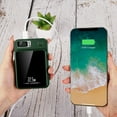 thumbnail image 4 of Moclever Portable Charger 2 in 1 Magnetic Wireless Power Bank 10000mAh PD20W Fast Charger MagSafe Wireless Battery for IOS Phones IOS Phone 14 Series and More, Green, 4 of 20