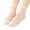 Beige, variant on 6 Pairs Women's Spring Summer Casual Transparent Solid Color Star Print Silk Socks Soft Short Socks