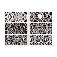 Project Bullet Point Template 6Pcs Drawing Stencil With Intricate Pattern For Journaling And Art ...
