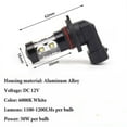 thumbnail image 6 of For Ford F350/450/550 Super Duty 2001-2004 LED Fog Light Bulbs 9145/9140/H10 6000K 2pcs, 6 of 10