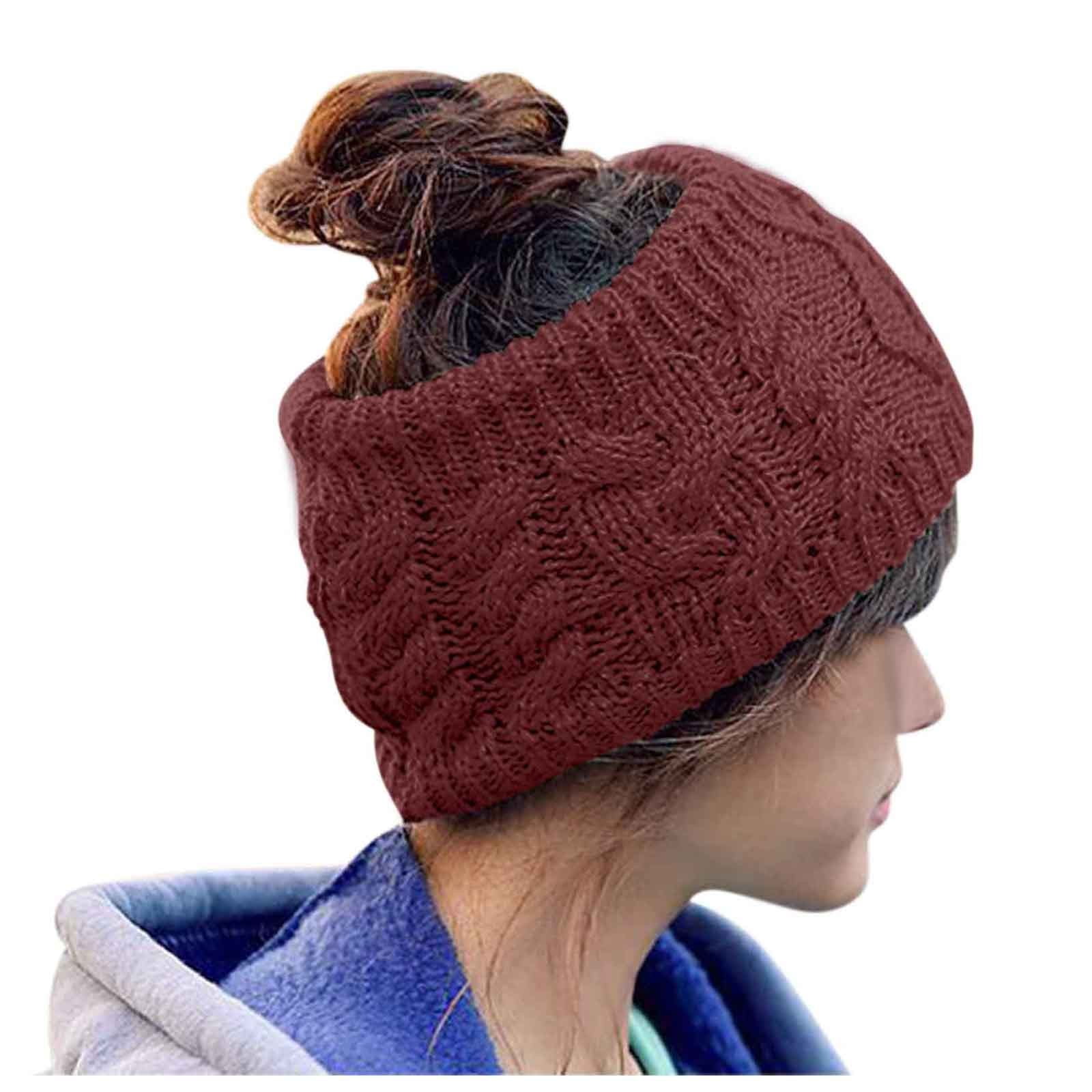 WEAIXIMIUNG Baseball Cap Online Shopping Women Woolen Headband Fashion Knitted Hat Ski Cap Walmart