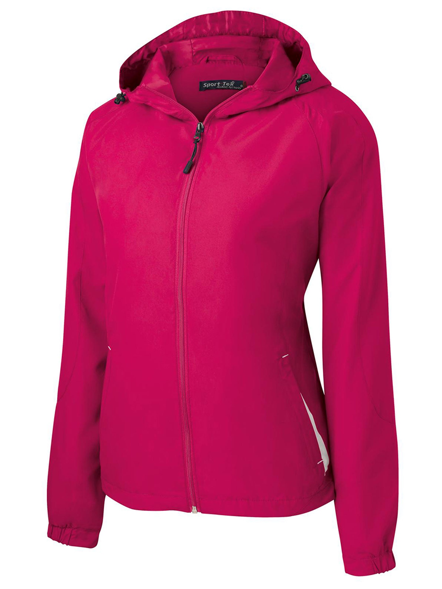 SportTek SportTek Women's Colorblock Hooded Shell Jacket Walmart