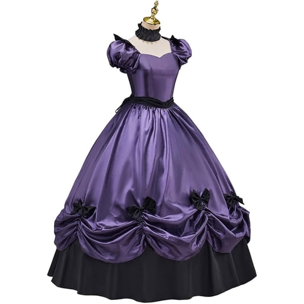wedding dresses dark purple Dress Beaded Ball Gown Lisposa The elegant ball gown silhouette is accentuated by long draped cape sleeves and a stunning keyhole back Black And Purple Gothic Wedding