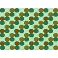 thumbnail image 1 of Ahgly Company Tapis d'Intérieur Rectangulaire Transitionnel Vert Pâle Lavable à la Machine, 5 Pieds x 8 Pieds, 1 of 7