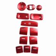 thumbnail image 2 of 13Pcs Red Window Glass Lift Switch Button Cover Trim for Honda, 2 of 5